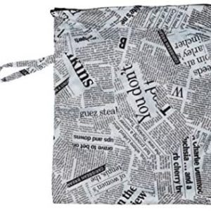 Bolsa Impermeable Chica Estampada - Periódico