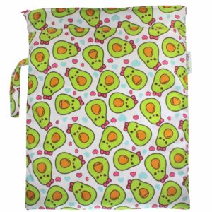 Bolsa Impermeable Chica Estampada - Aguacates