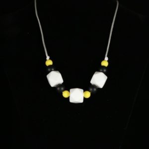 Collar de Lactancia Granos Blancos