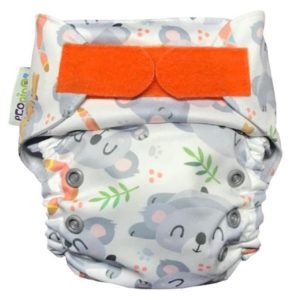 Pañal Unitalla Estampado Koala Velcro Naranja