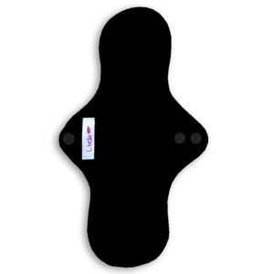 Toalla femenina Regular Teen Negro