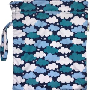 Bolsa Impermeable Chica Estampada - Nubes