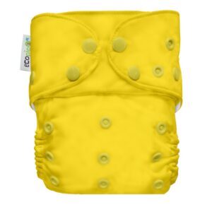 Pañal Unitalla Broches Liso Amarillo