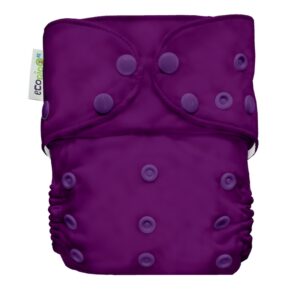 Pañal Unitalla Broches Liso Uva