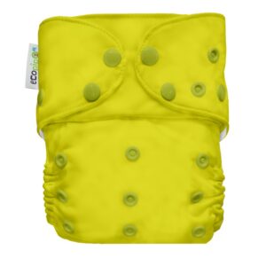 Pañal Unitalla Broches Liso Verde Limón